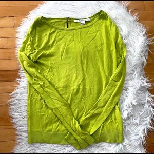 Lime Green Cashmere Sweater DVF